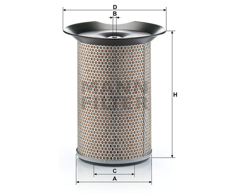 C 23 502 air filter element