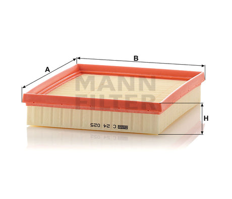 C 24 025 air filter element