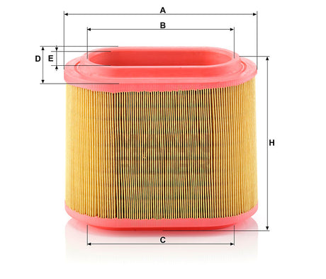 C 24 196 air filter element