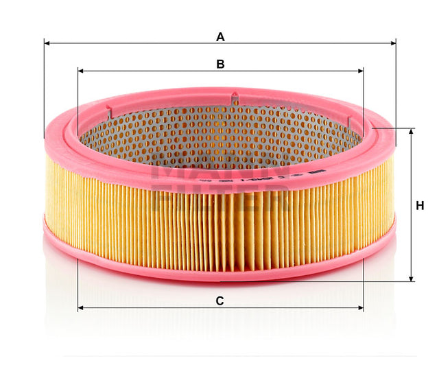 C 2545/1 air filter element