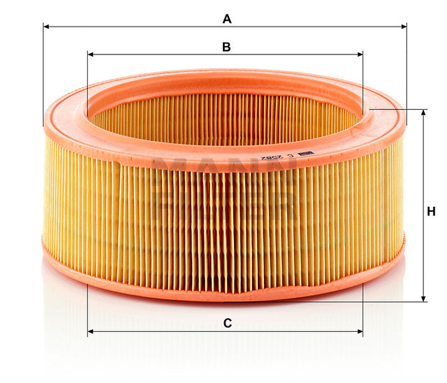C 2582 air filter element