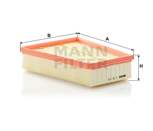 C 25 115 air filter element