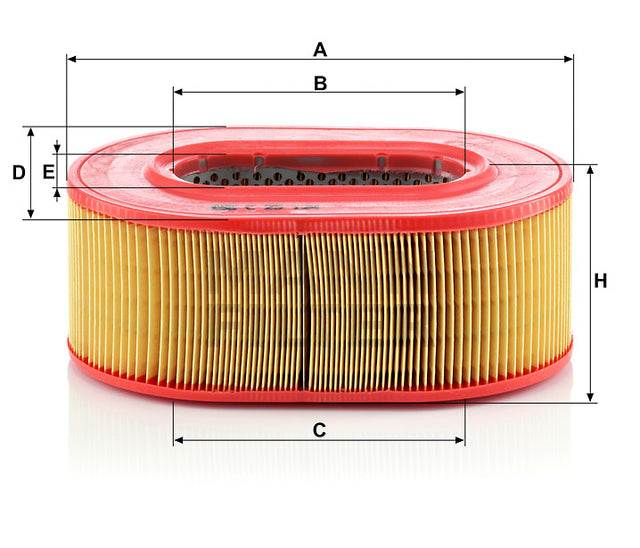 C 25 124 air filter element