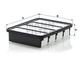 C 25 128 air filter element