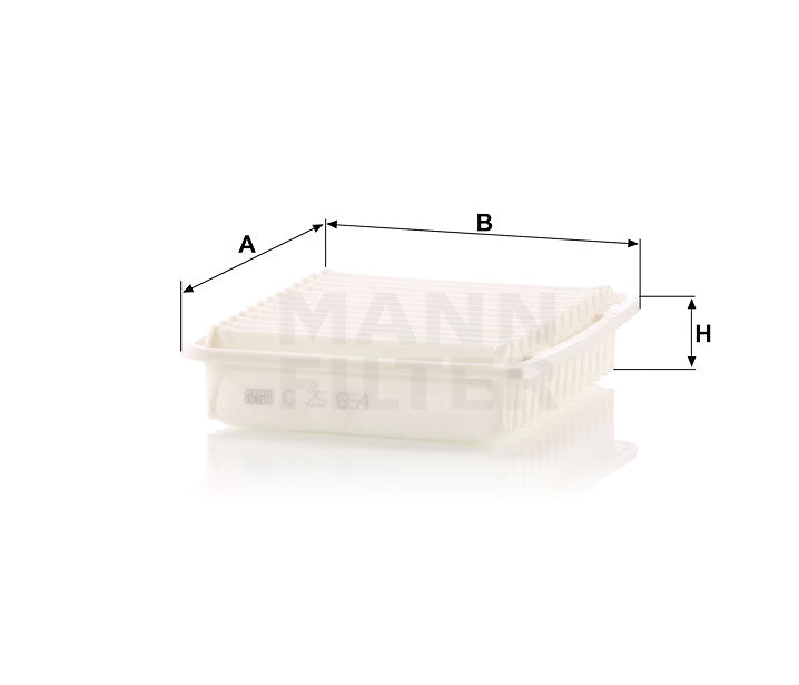 C 25 654 air filter element