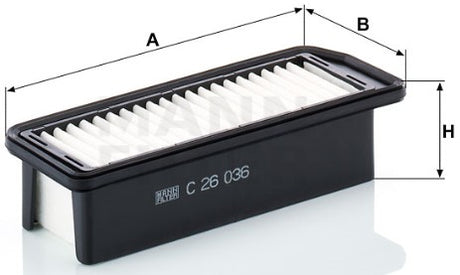 C 26 036 air filter element