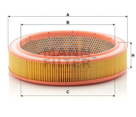 C 2852/2 air filter element