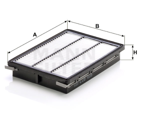 C 28 035 air filter element