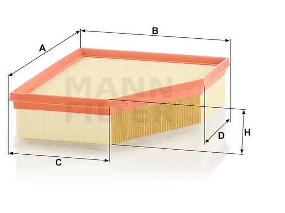 C 28 037 air filter element