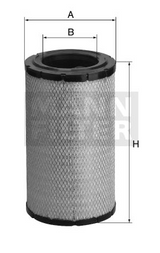 C 28 1238/2 air filter element