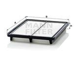 C 3033 air filter element