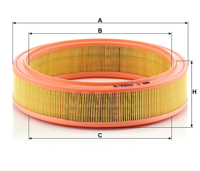 C 3082/5 air filter element