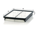 C 30 017 air filter element