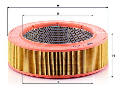 C 30 122 air filter element