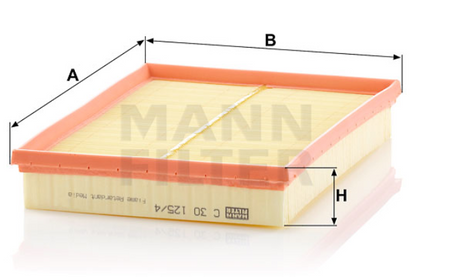 C 30 125/4 air filter element