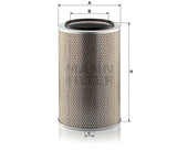 C 30 850/6 air filter element