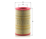 C 32 1700/2 air filter element