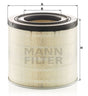 C 33 018 air filter element