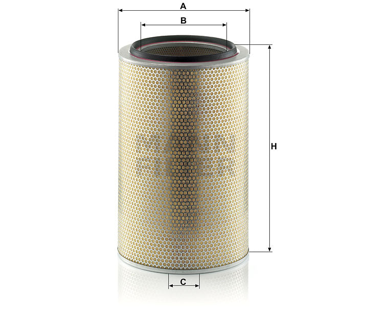 C 33 1600/2 air filter element