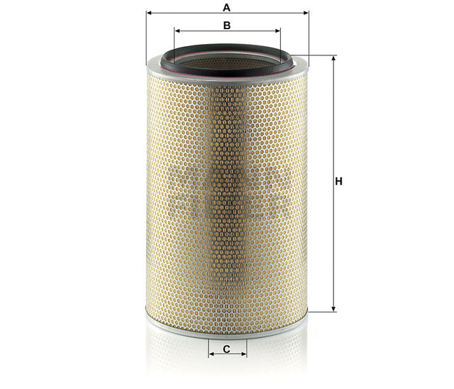 C 33 1600/2 air filter element