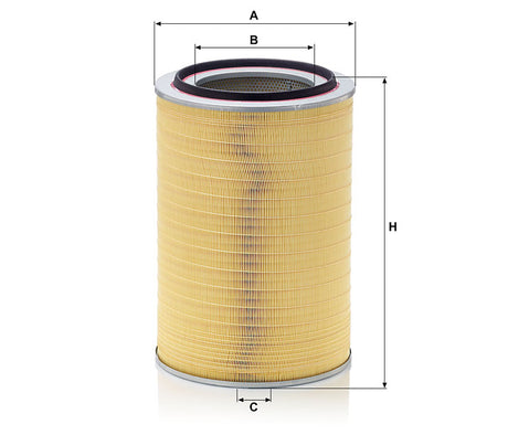 C 33 1840/1 air filter element
