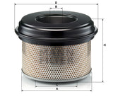 C 33 922 air filter element