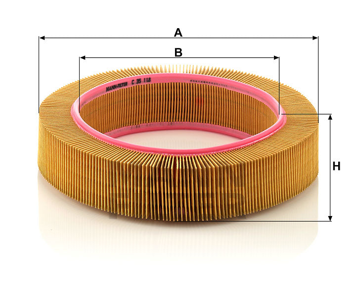 C 35 118 air filter element