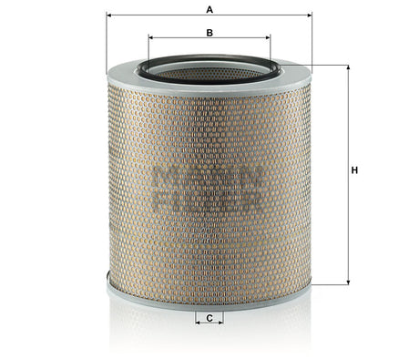 C 35 1592 air filter element