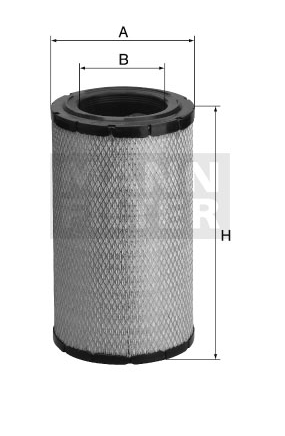C 36 011/2 air filter element