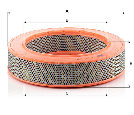 C 36 157 air filter element