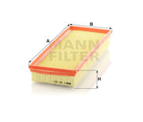 C 38 001 air filter element