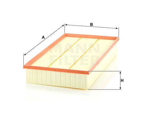 C 38 002 air filter element