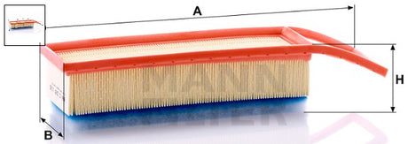 C 38 130 air filter element