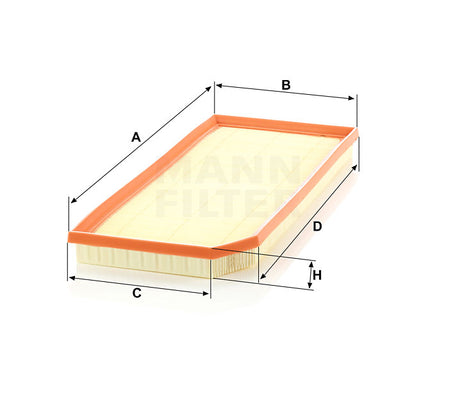 C 41 002 air filter element
