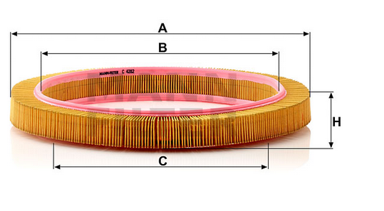 C 4282 air filter element