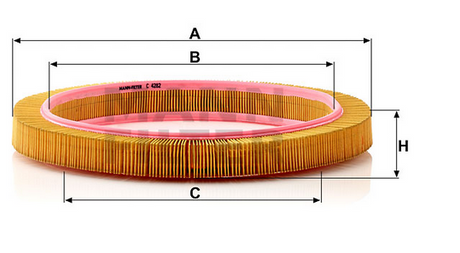C 4282 air filter element