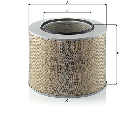 C 42 1729 air filter element