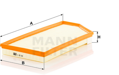 C 45 004 air filter element