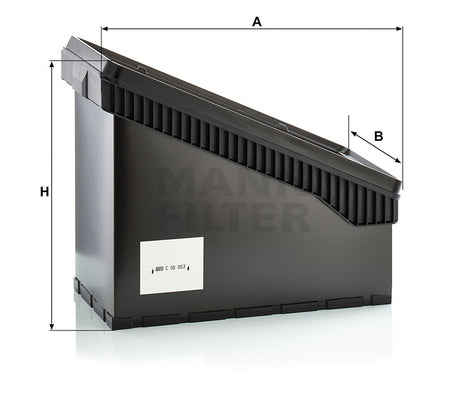 C 50 003 air filter element (Iqoron)