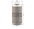 C 711 air filter element
