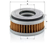 C 74 air filter element