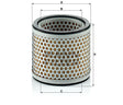 C 914 air filter element
