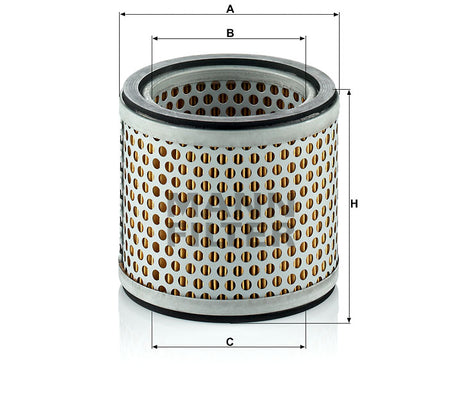 C 914 air filter element