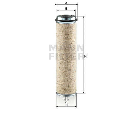 CF 1000 air filter element (secondary)
