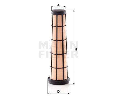 CF 10 002 air filter element (secondary)