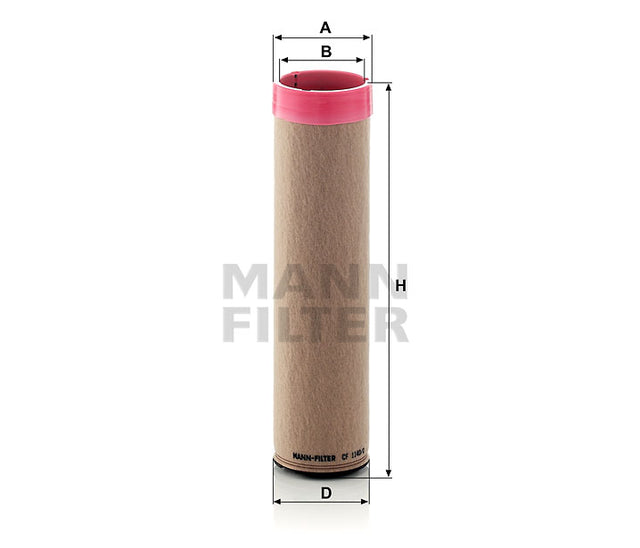 CF 1140/2 air filter element (secondary)