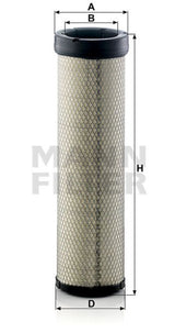 CF 14 002 air filter element (secondary)