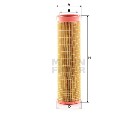CF 15 116/2 air filter element (secondary)
