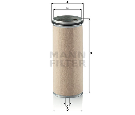 CF 1610 air filter element (secondary)