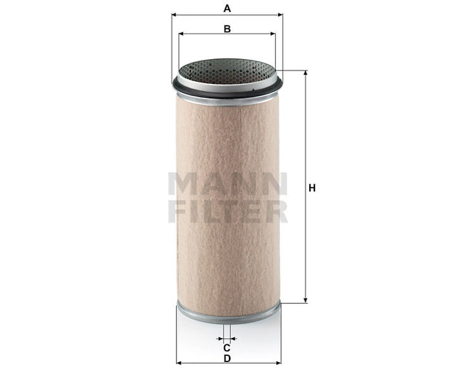 CF 1620 air filter element (secondary)